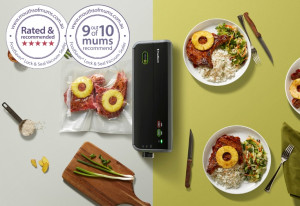 foodsaver lock & seal vacuum sealer with star rating and 9 out 0f 10 mums recommend