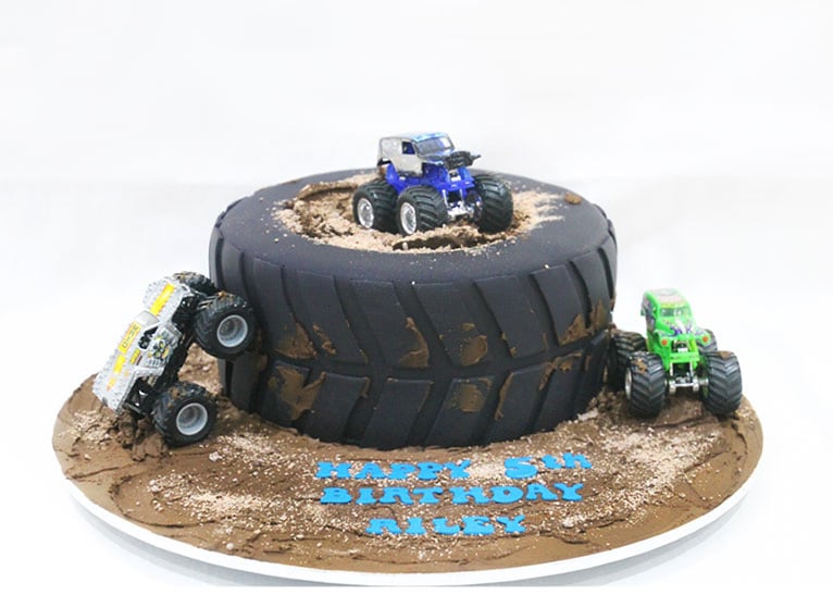 Cake Bliss novelty monster truck birthday cake.