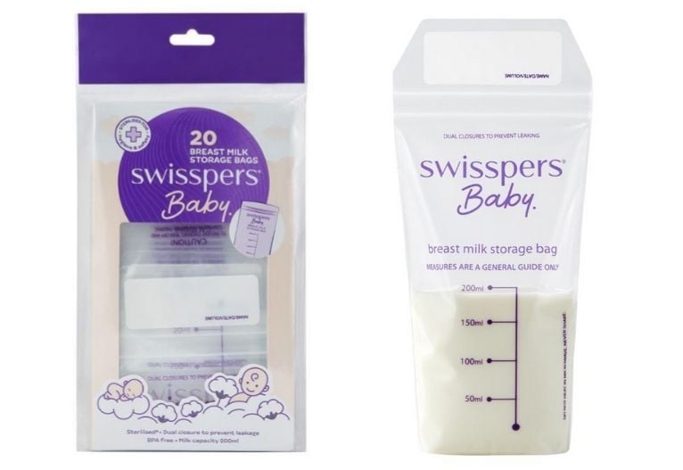 Swisspers Breast Milk Storage Bags 