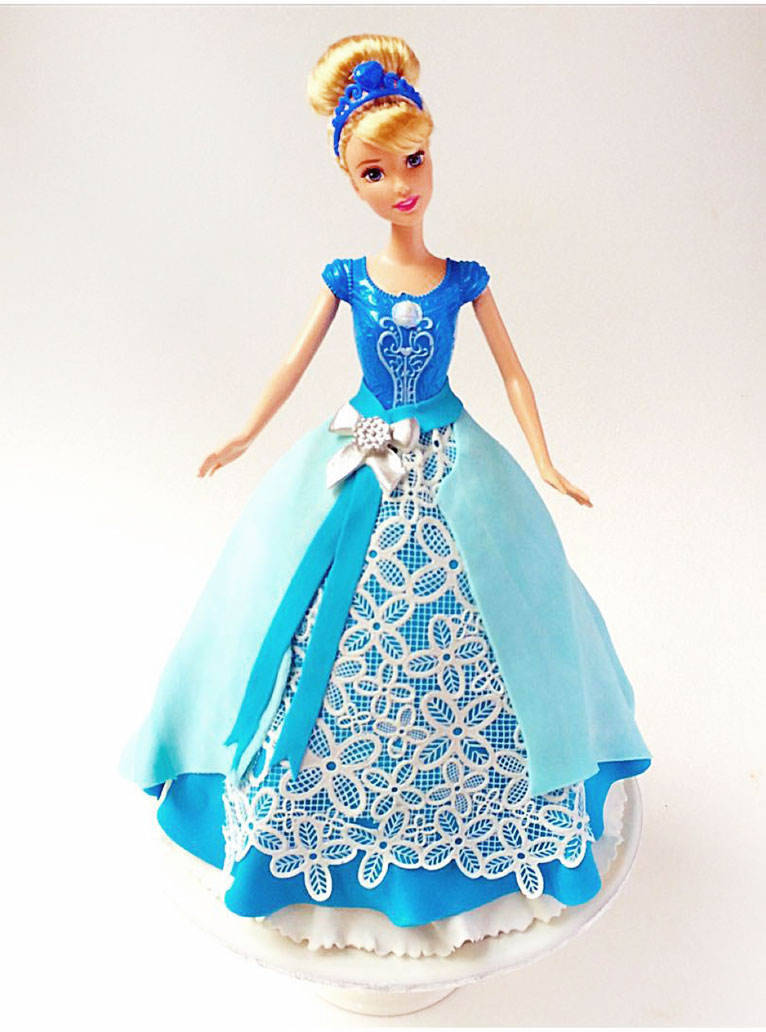 Cinderella dolly varden cake.