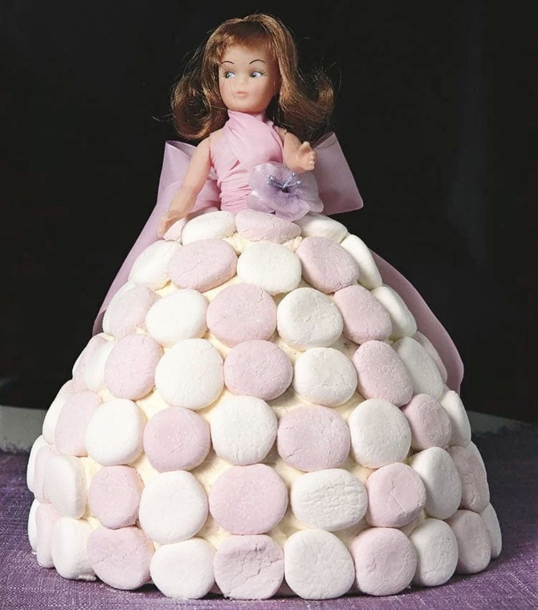 The original Women's Weekly Dolly Varden princess cake.