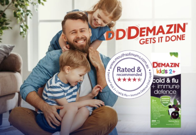 Demazin® Kids 2+ Cold & Flu + Immune Defence Oral Liquid