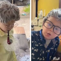 Toddler Identifies As A Grandpa, And His Mum's His Biggest Supporter