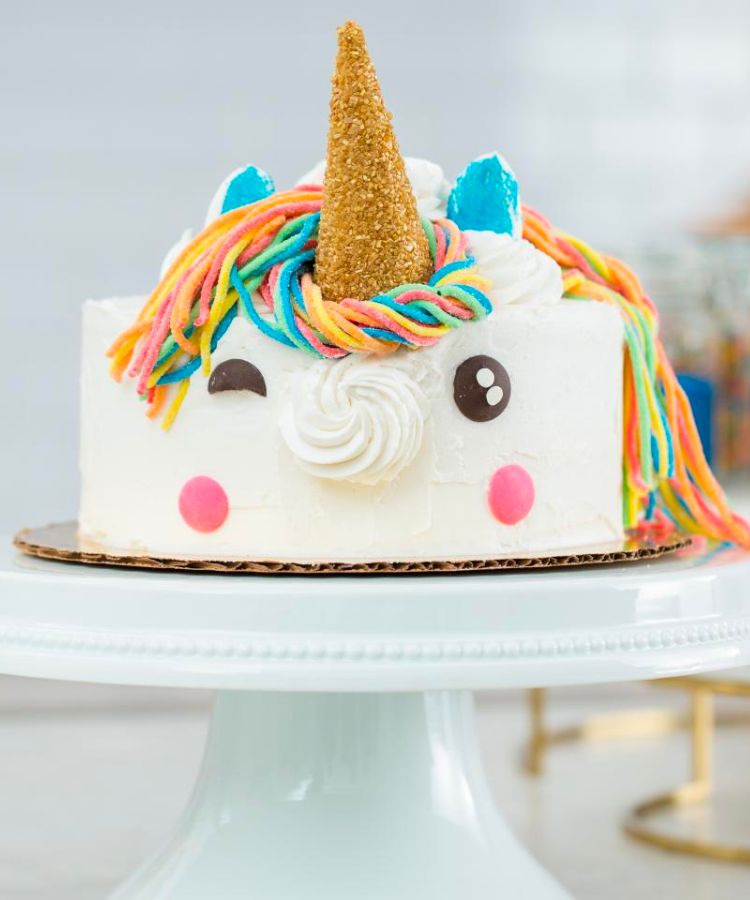 Magically easy unicorn cake