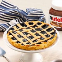 Hazelnut And Blueberry Tart With Nutella