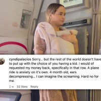 Mum Shocked By 'Nasty' Criticism After Plane Trip With Baby