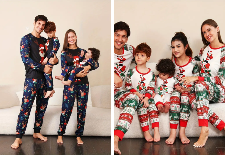 TEMU Family Christmas Pyjamas