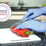 Vileda Ansell Handy Fresh Nitrile Gloves Review with star rating