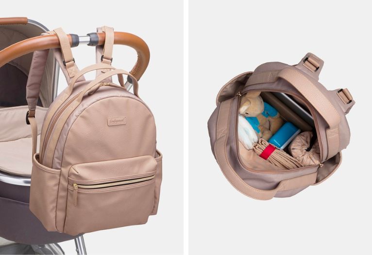 Lola Vegan Leather Backpack Nappy Bag