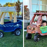 Mum Transforms Little Tikes Cozy Coupe Into Tow Mater