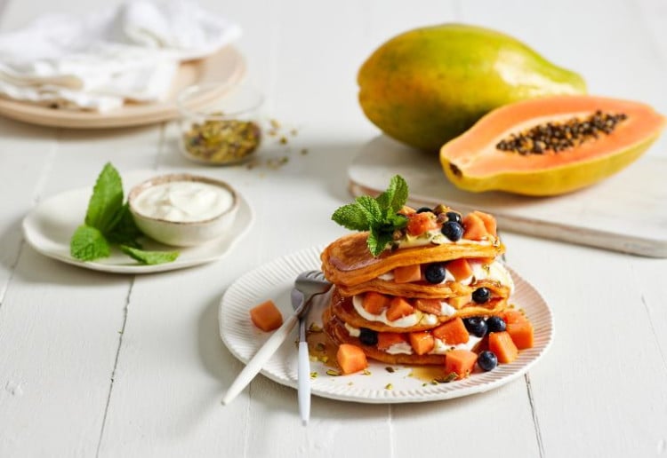 Papaya Pancakes