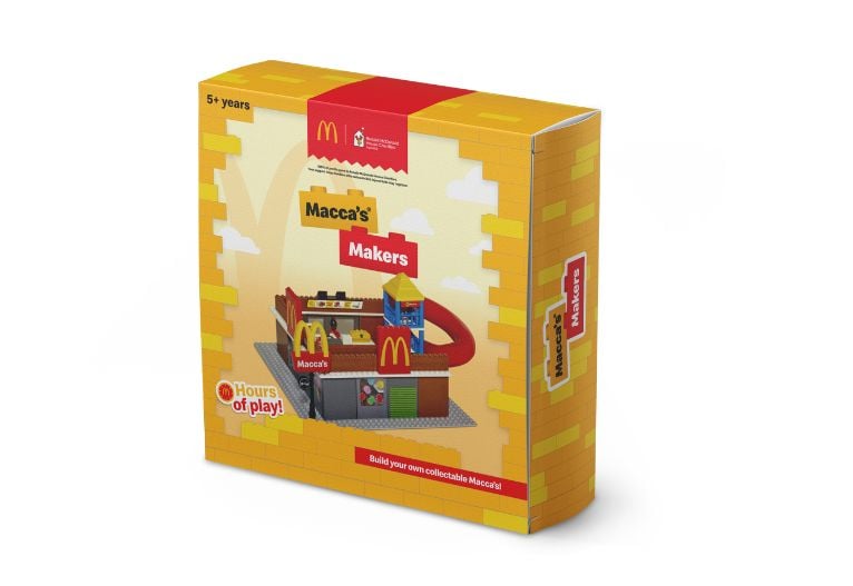 Maccas is dropping a limited-edition building set for McHappy Day