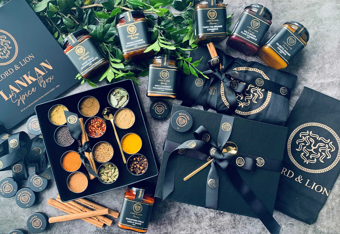 Lord and Lion Gift Box of spices.