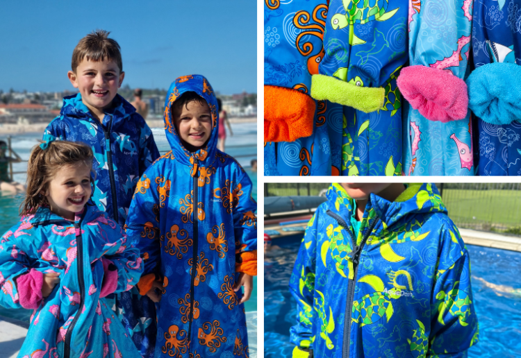 Win 1 Of 4 New ‘Under The Sea’ Collection Swim Parkas From AquaDash!