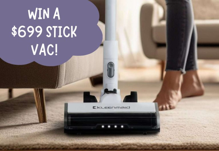 Win A Kleenmaid Cordless Stick Vacuum Cleaner Valued At $699!