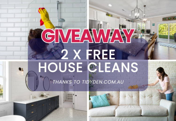 Win Two Full House Cleans From TidyDen Valued At $500!