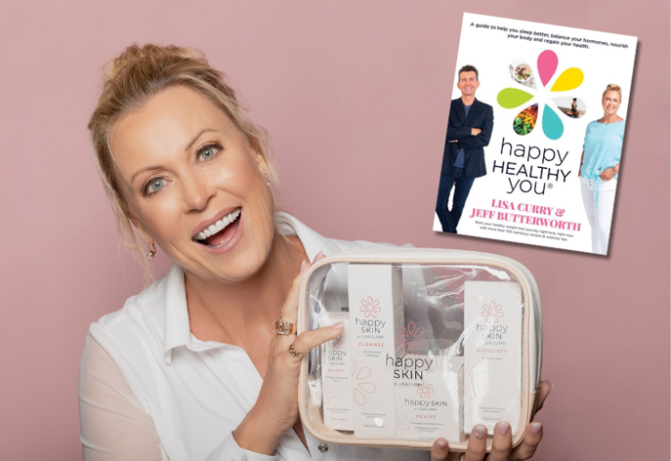 Win A Happy Skin by Lisa Curry Collection, Happy Healthy You Recipe Book & Health Products!