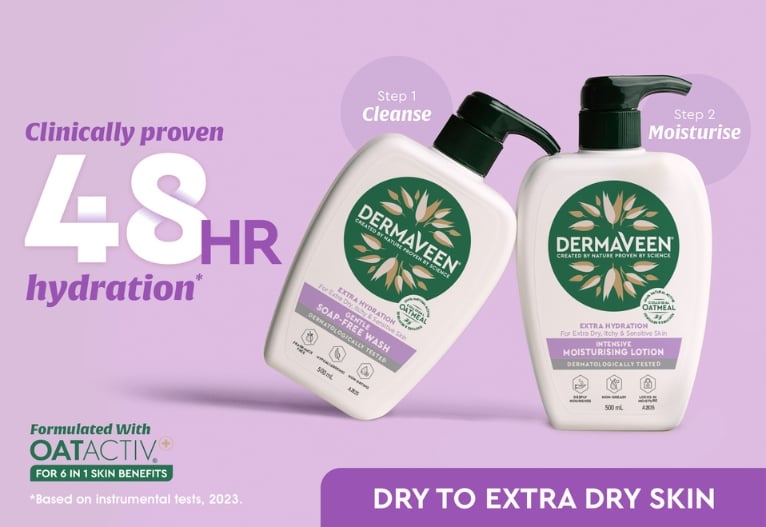 Dermaveen extra hydration range