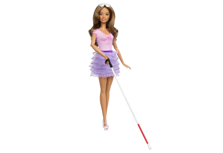 Blind Barbie doll