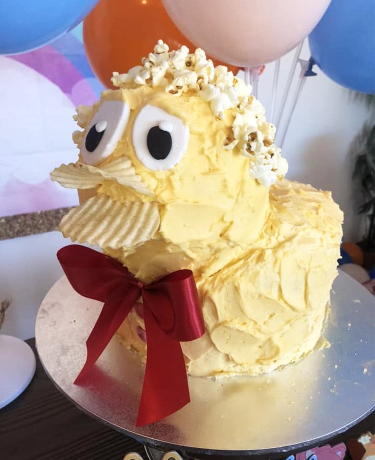 Julia Stephens Bluey Duck Cake.