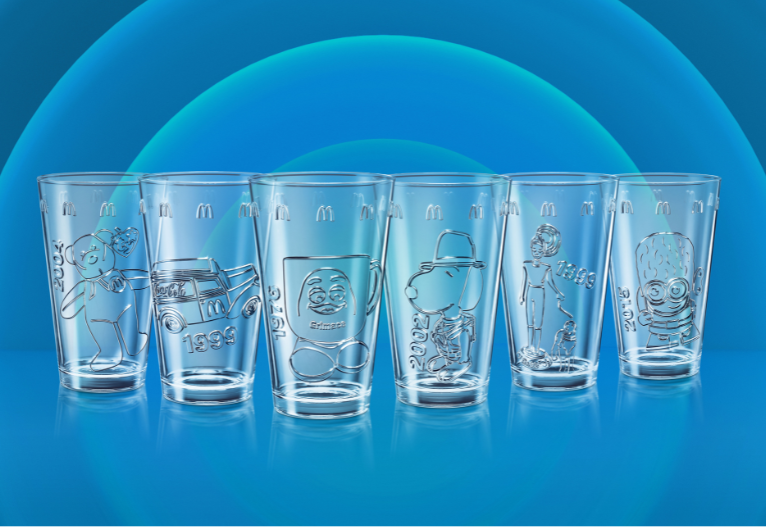 McDonalds collectable glasses