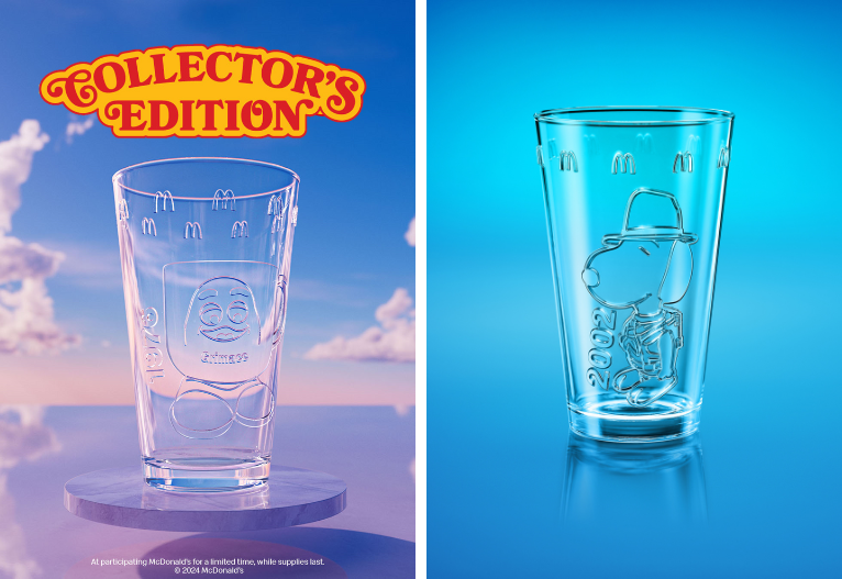 McDonalds collectable glasses