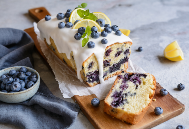 Lemon and Blueberry Yoghurt Loaf