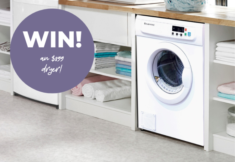 Win A Kleenmaid 7kg Dryer Valued At $899!