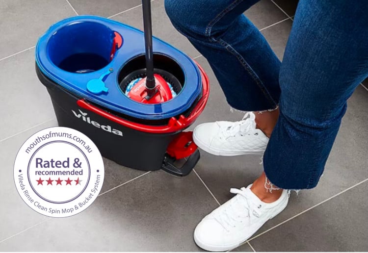 Vileda Rinse Clean Spin Mop & Bucket System