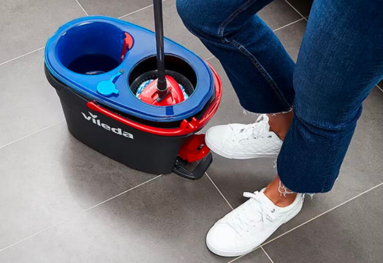 Vileda Rinse Clean Spin Mop & Bucket System