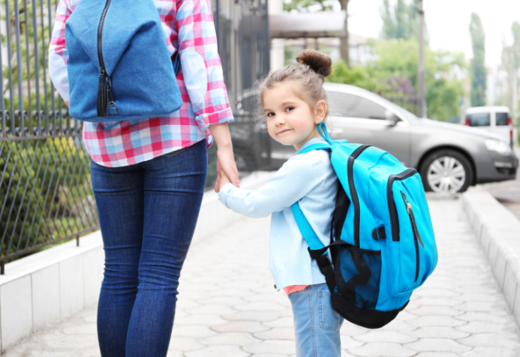 girl starting school