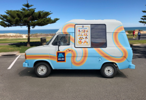 ALDI ice cream truck