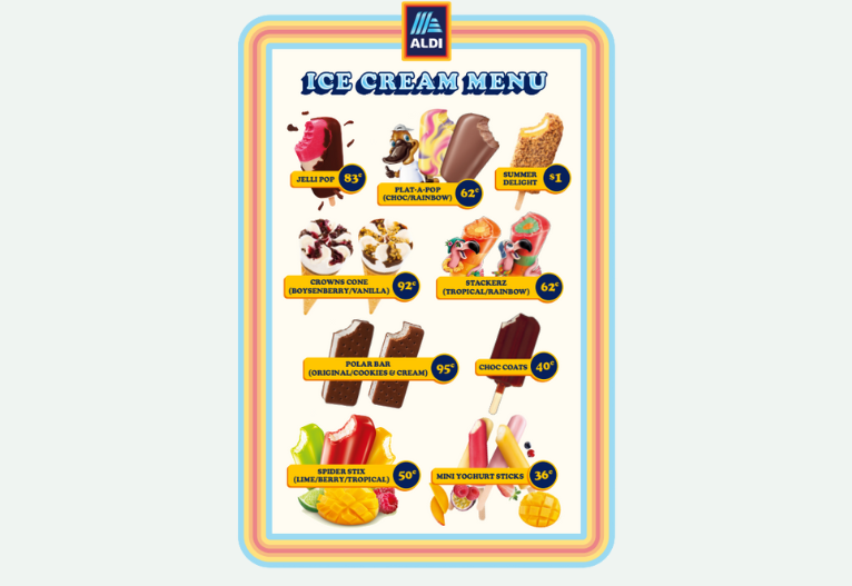 ALDI ice cream truck