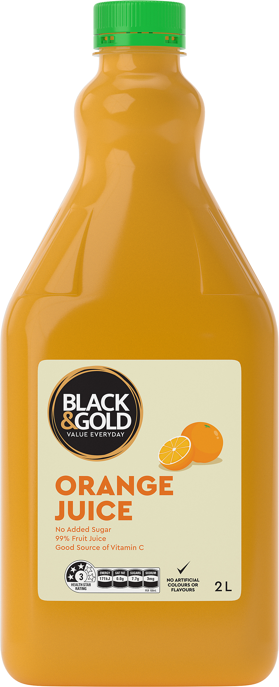 Black & Gold Orange Juice 2L