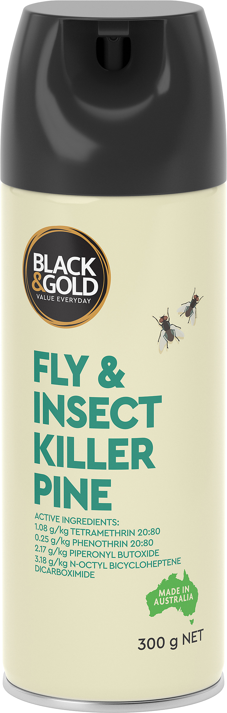 Black & Gold Fly & Insect Killer Pine 300g 050762