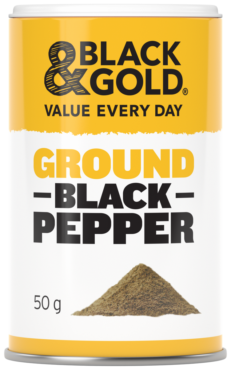 Black & Gold Ground Black Pepper 50g