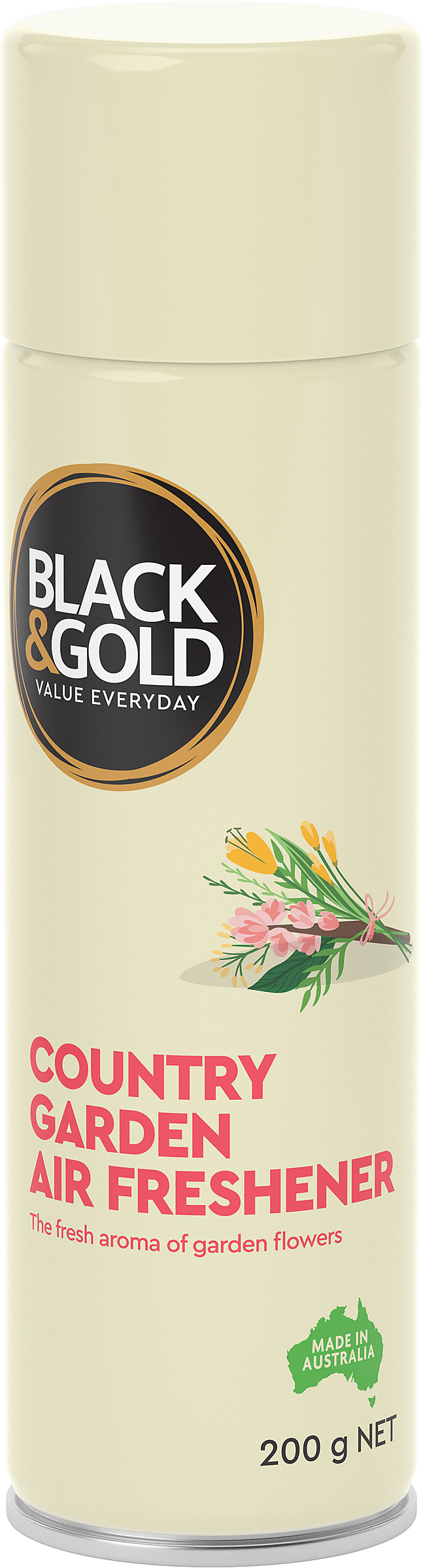 Black & Gold Country Garden Air Freshener 200g 086797