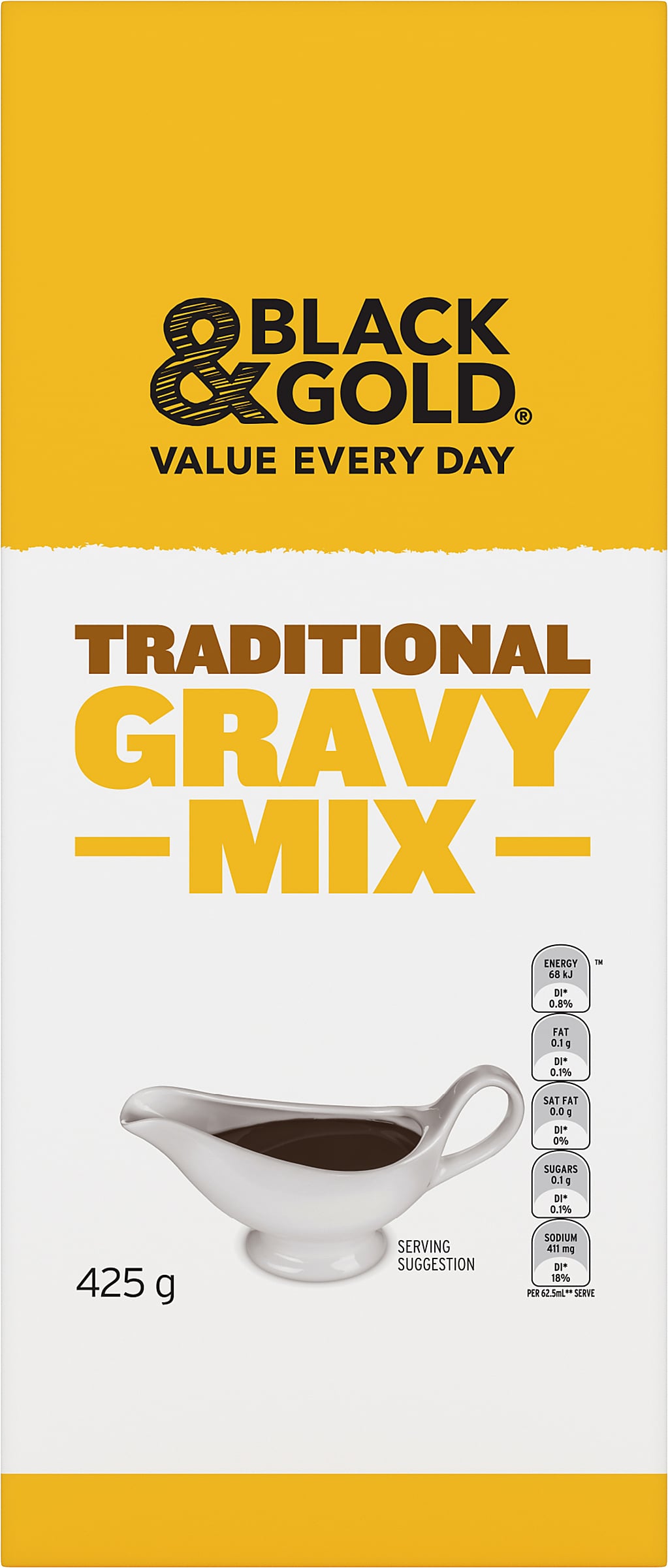 Black & Gold Traditional Gravy Mix 425g