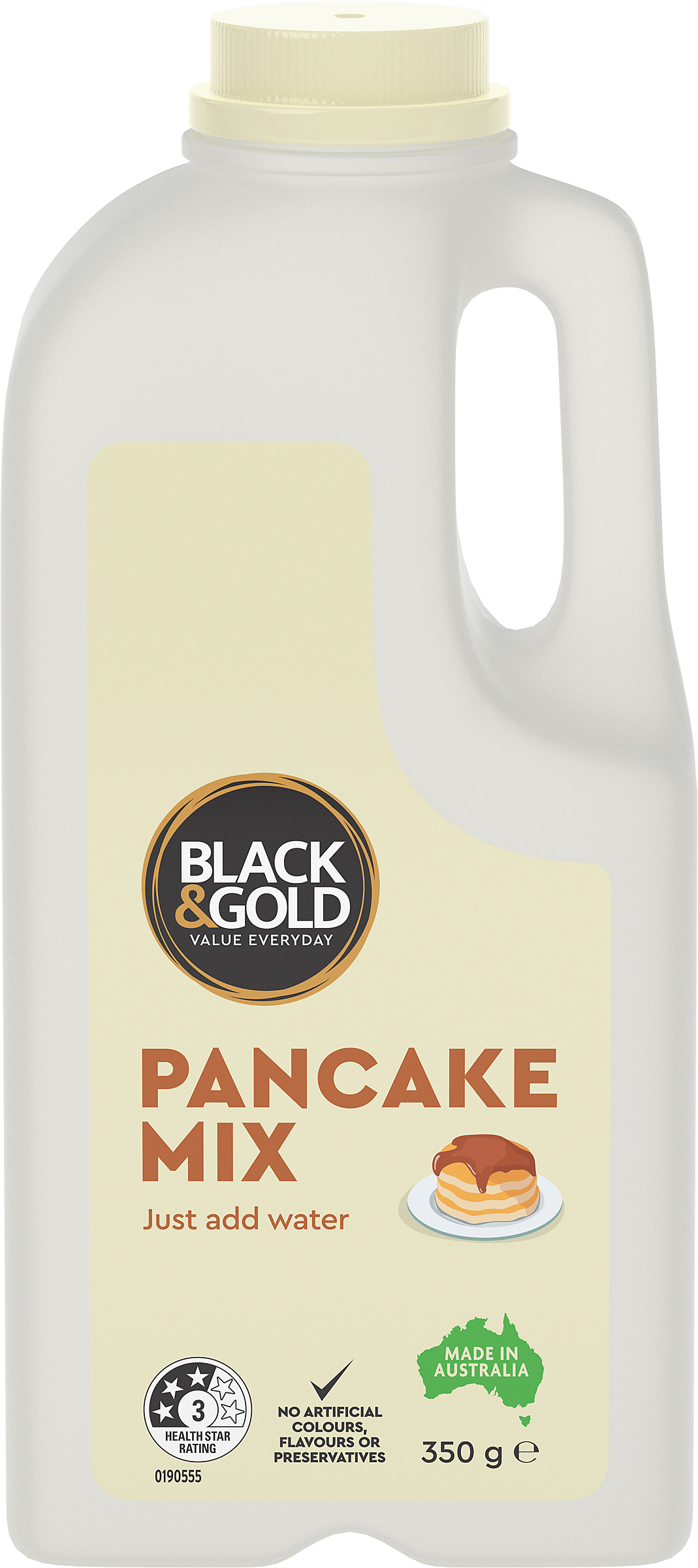 Black & Gold Pancake Mix 350g 007599