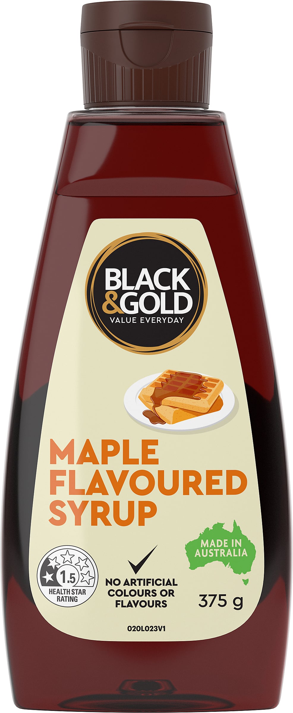 Black & Gold Maple Flavoured Syrup 375g