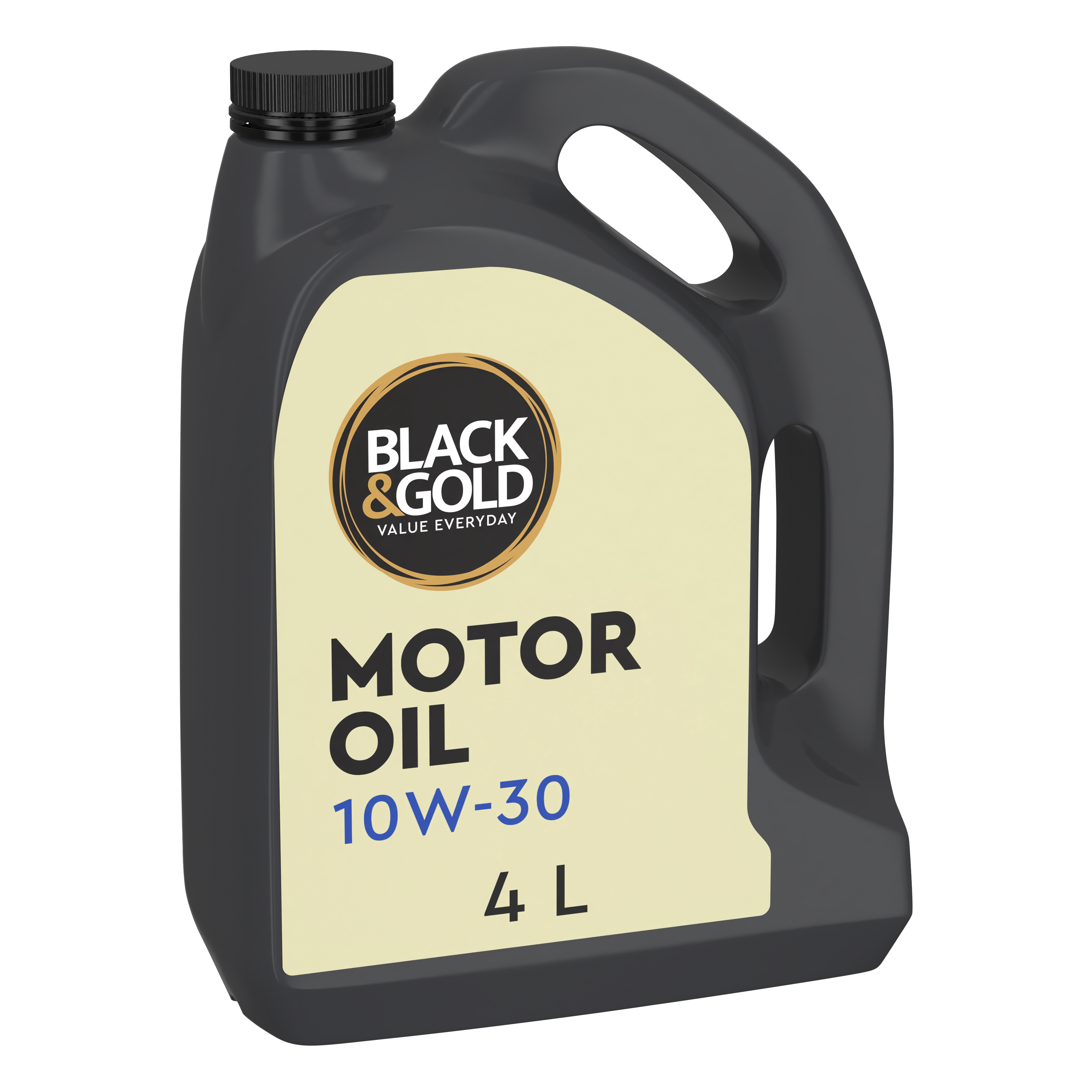 Black & Gold Motor Oil 10W 30 4L