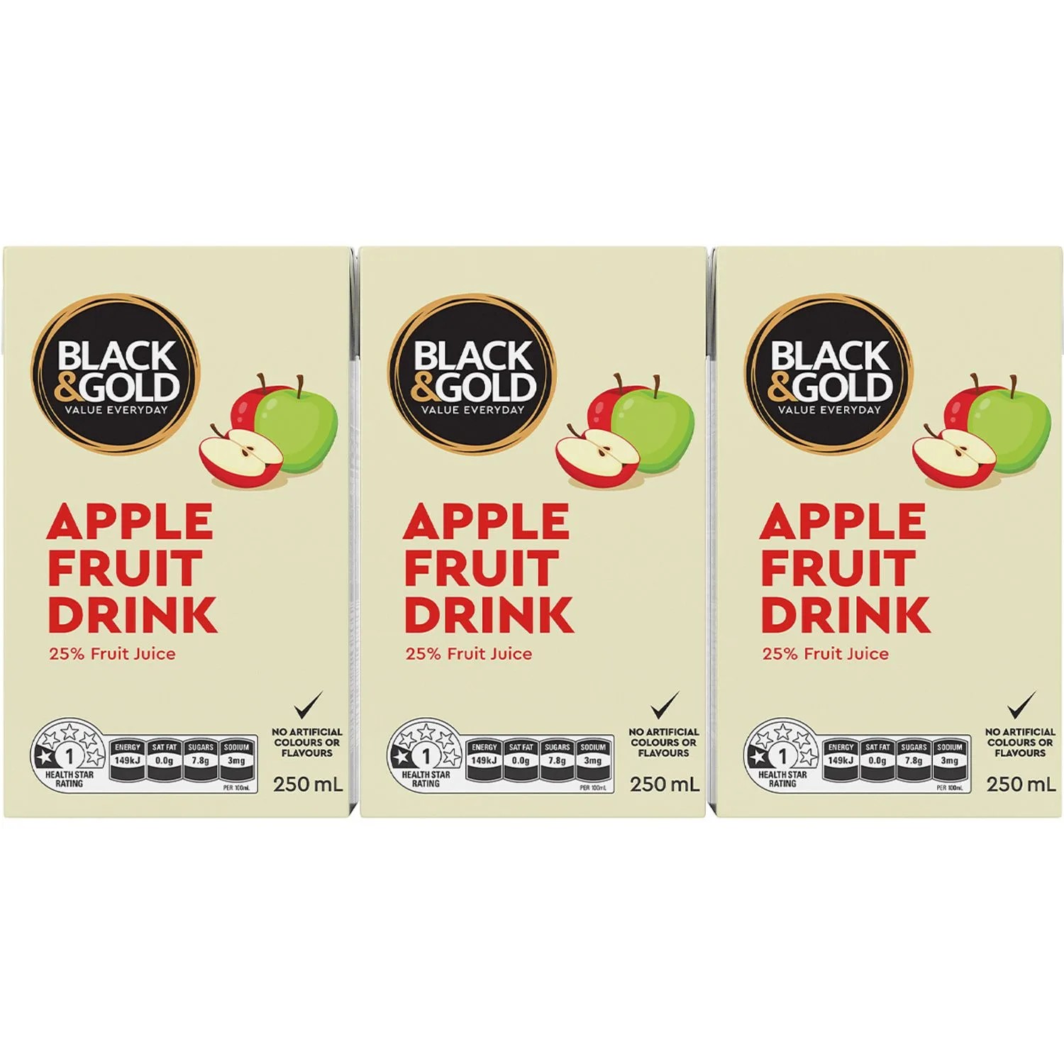 Black & Gold Apple Drink 6 Pack
