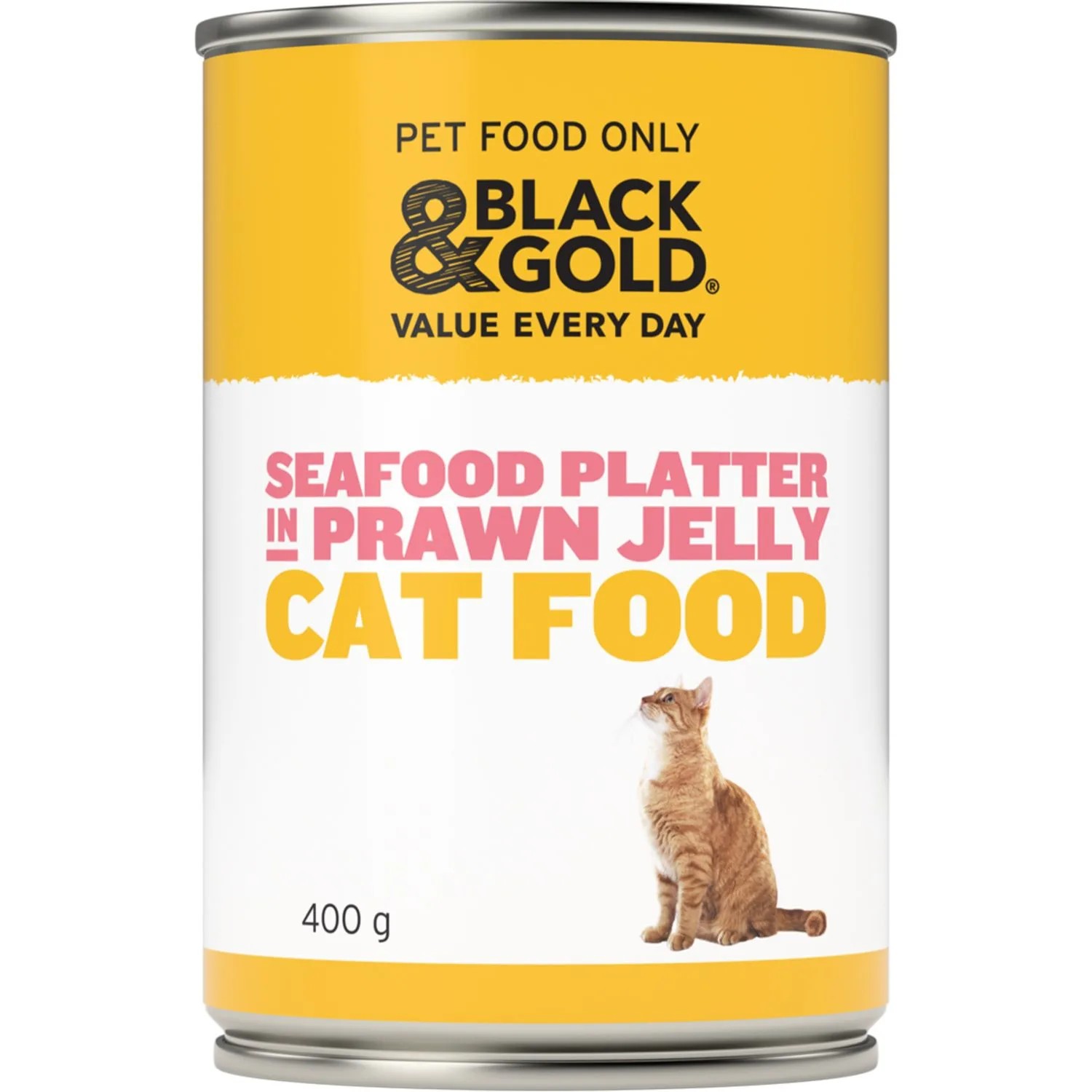Black & Gold Cat Food Seafood Platter 400 Gram
