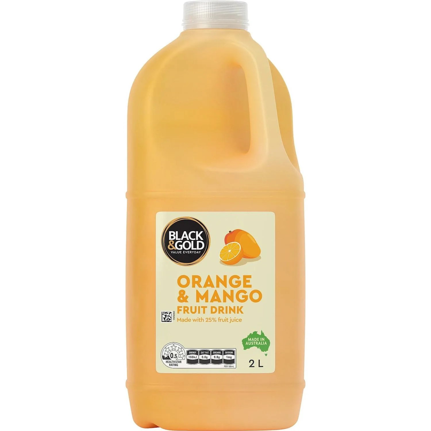 Black & Gold Concentrate Orange Mango Drink 2 Litre