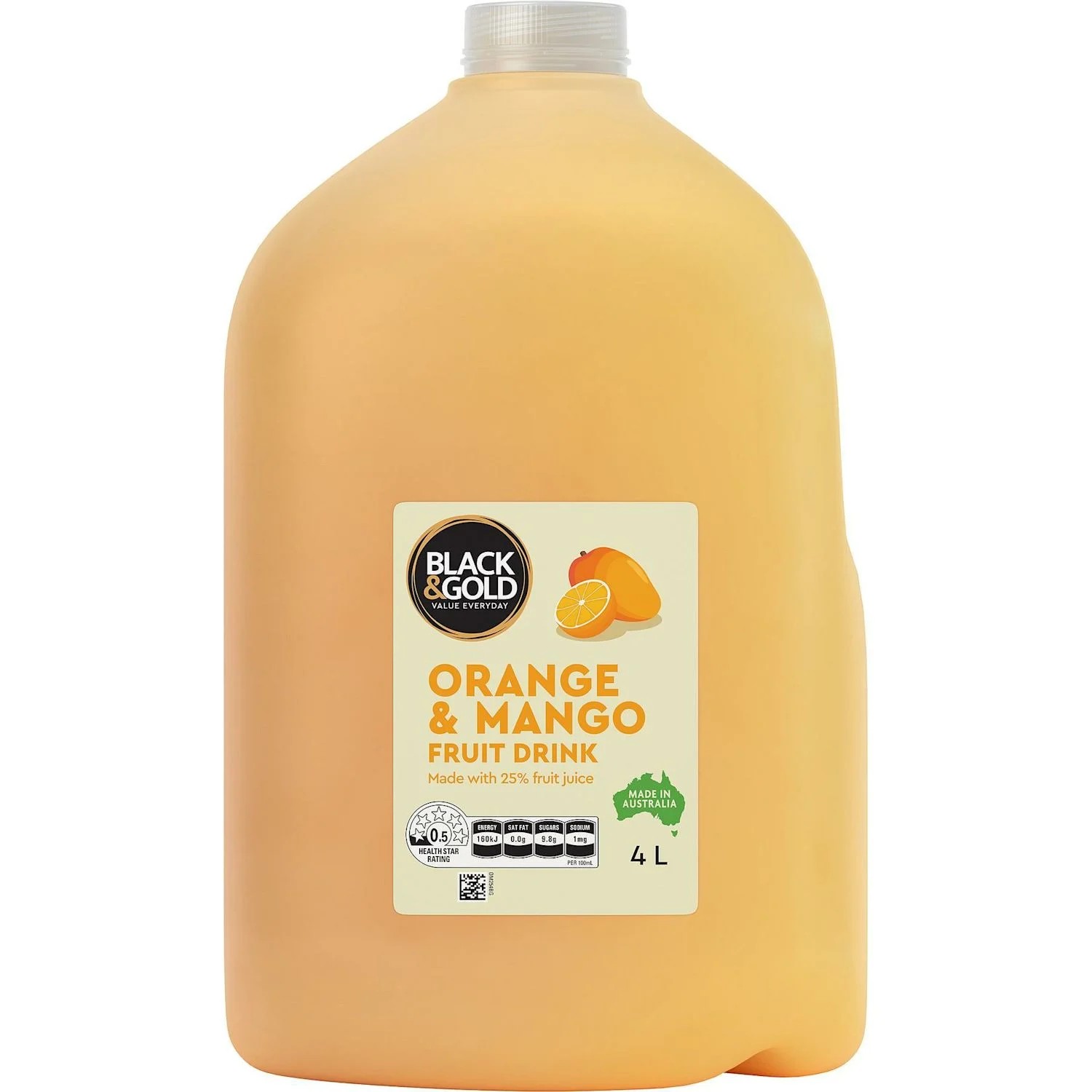 Black & Gold Concentrate Orange Mango Drink 4 Litre
