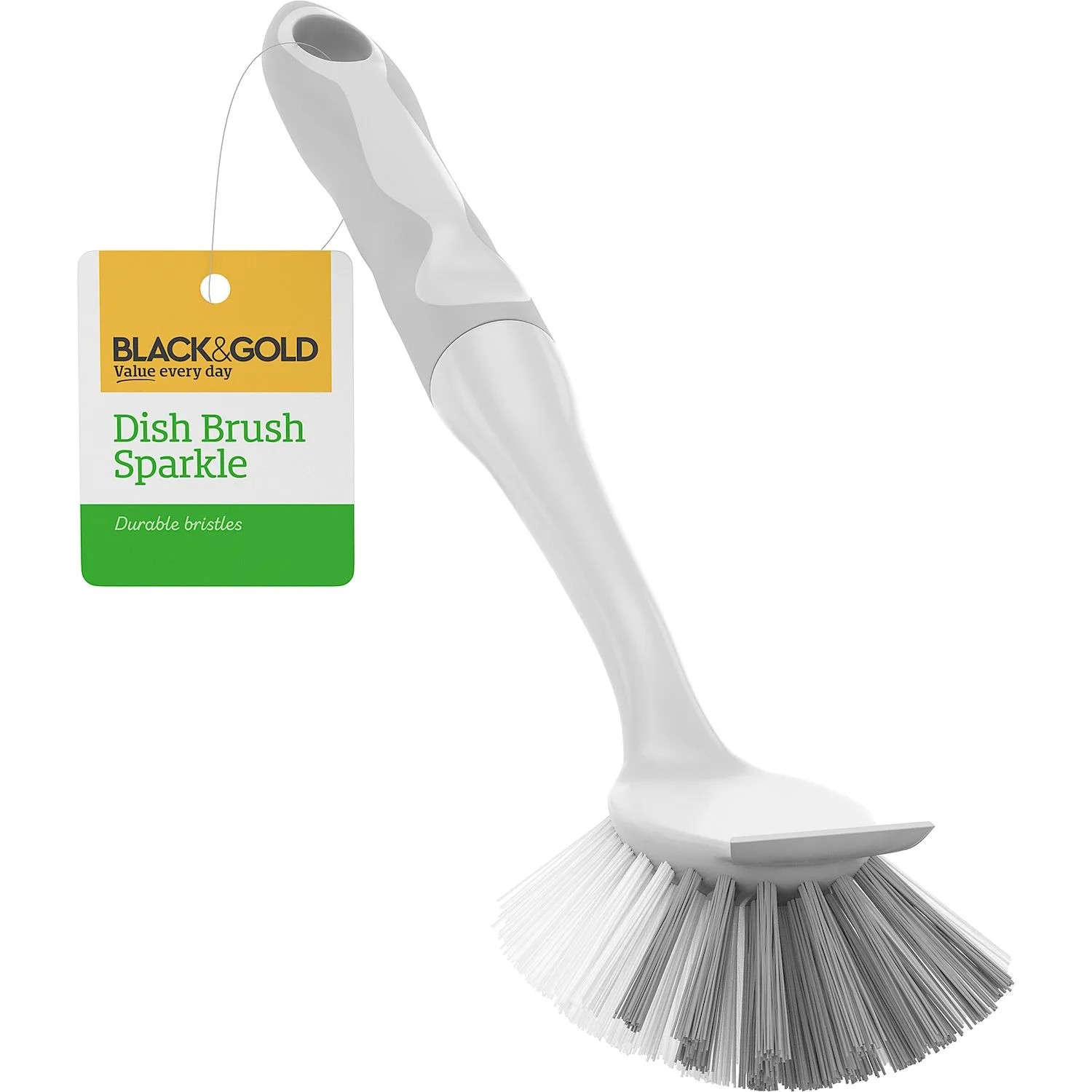 Black & Gold Dish Brush Sparkle