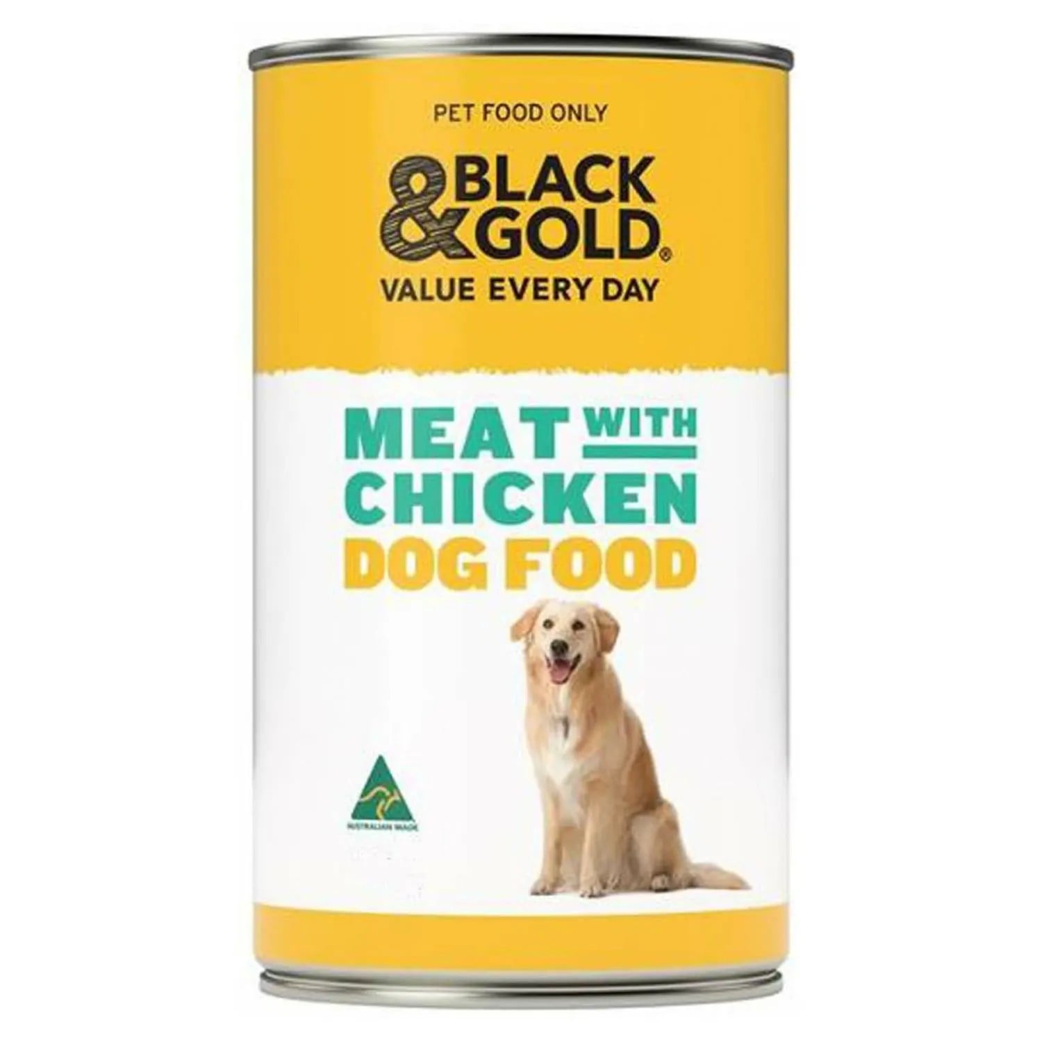 Black & Gold Meat with Chicken Dogfood 700 Gram