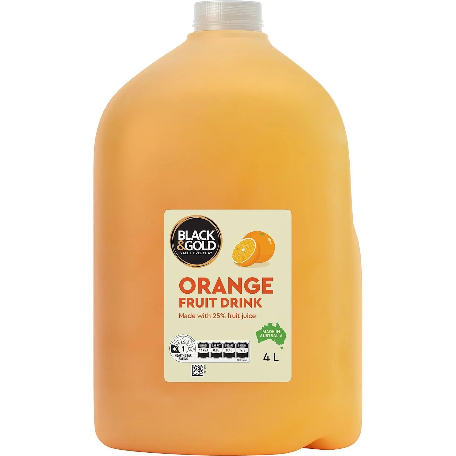 Black & Gold Orange Drink 4 Litre