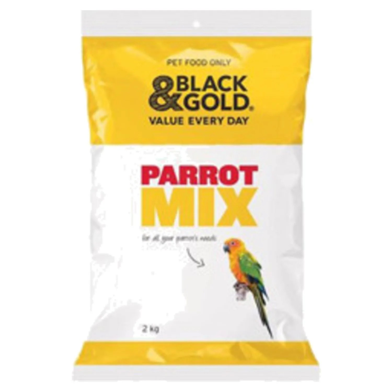 Black & Gold Parrot Mix 2 Kilogram