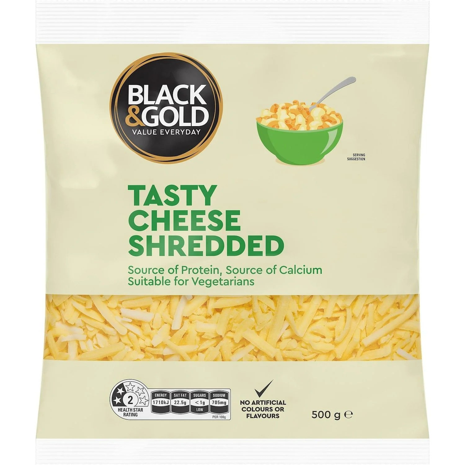 Black & Gold Tasty Shredded 500 Gram